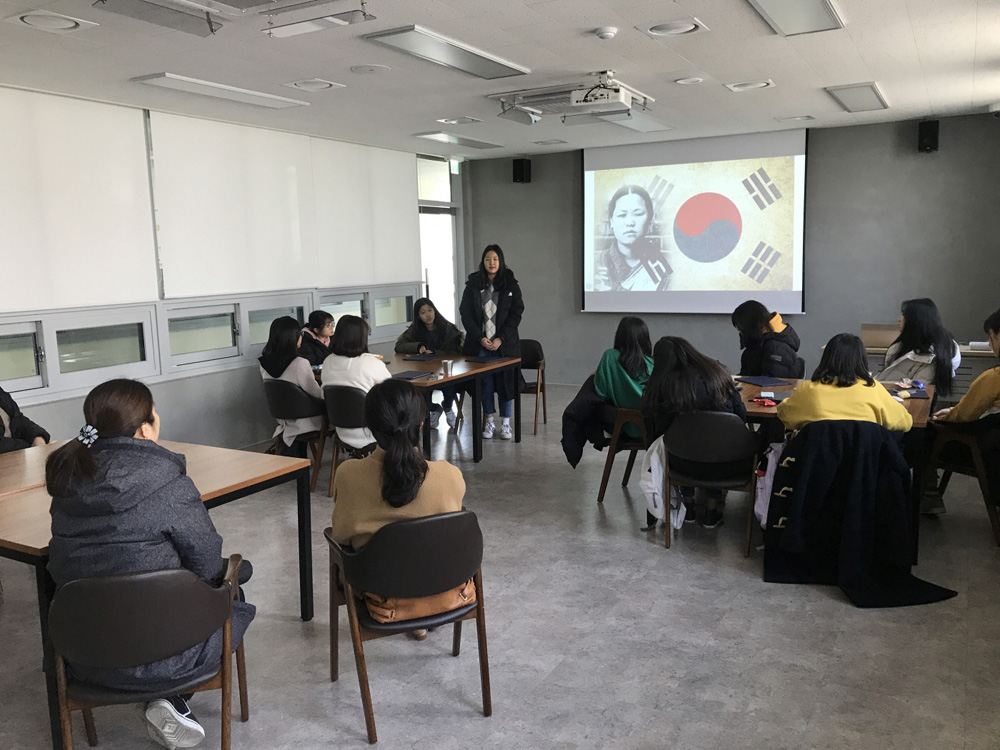 고양시청소년재단 일산서구청소년수련관이 유관순 열사를 주제로 프로젝트를 진행하고 있다.